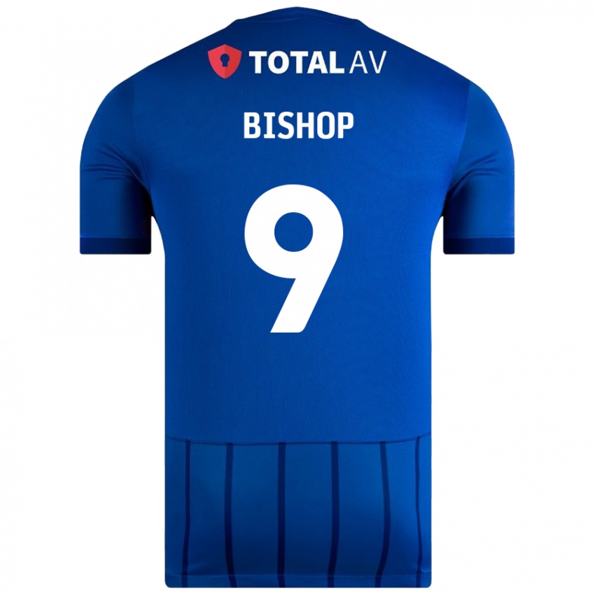 Niño Camiseta Colby Bishop #9 Azul 1ª Equipación 2024/25 La Camisa Perú