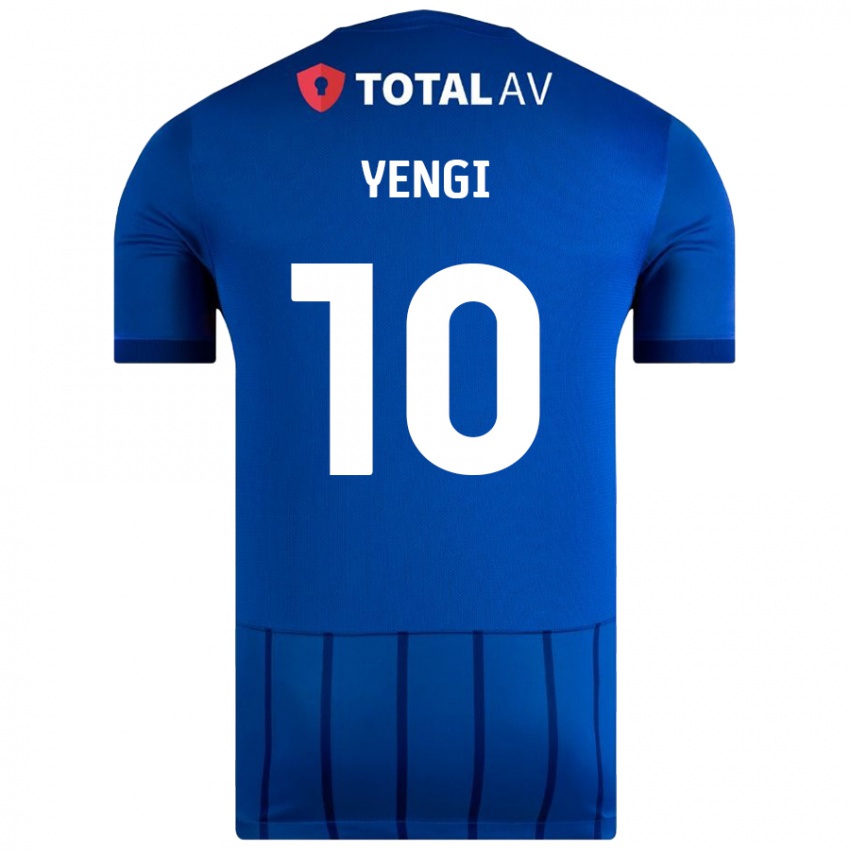 Niño Camiseta Kusini Yengi #10 Azul 1ª Equipación 2024/25 La Camisa Perú