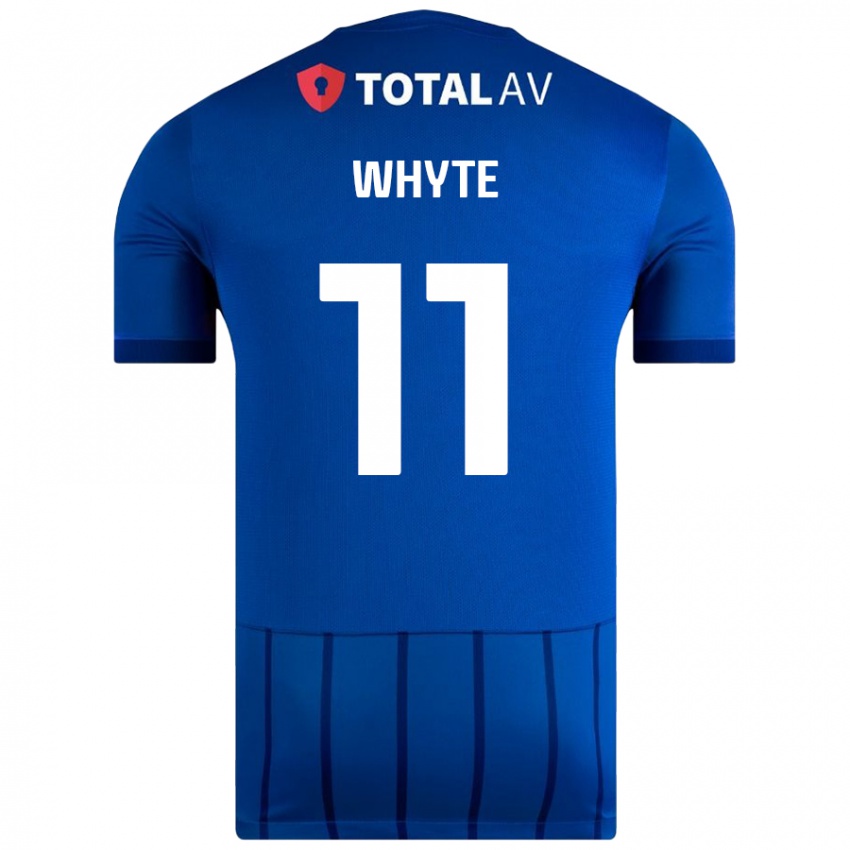 Niño Camiseta Gavin Whyte #11 Azul 1ª Equipación 2024/25 La Camisa Perú