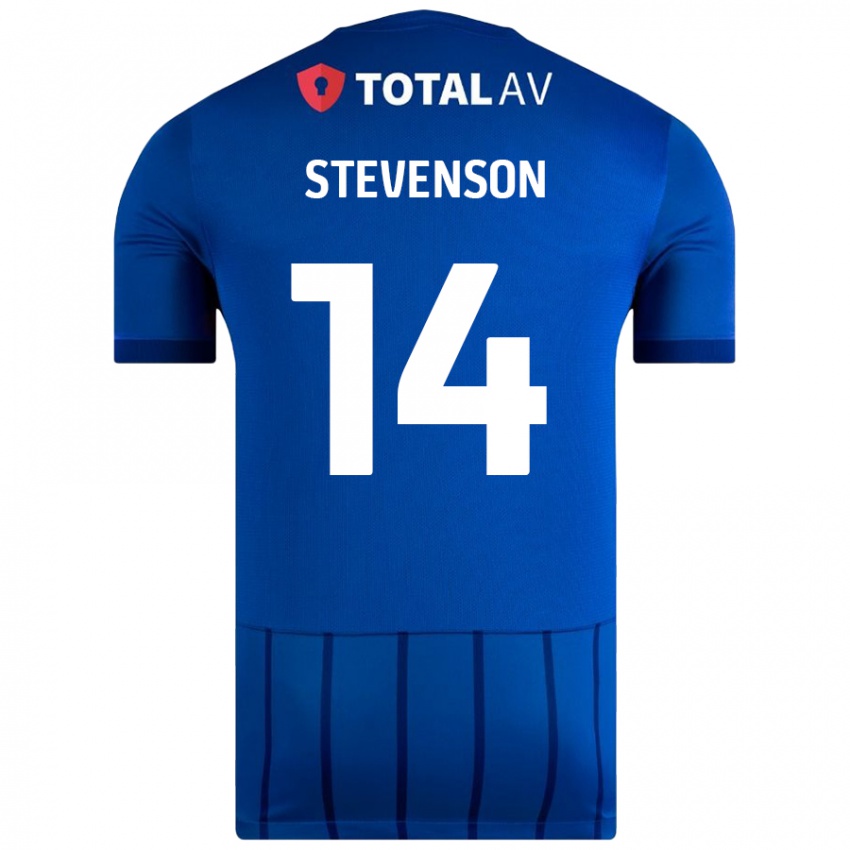 Niño Camiseta Ben Stevenson #14 Azul 1ª Equipación 2024/25 La Camisa Perú