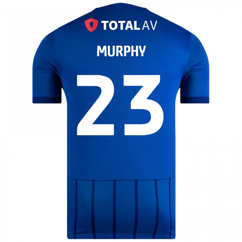 Niño Camiseta Josh Murphy #23 Azul 1ª Equipación 2024/25 La Camisa Perú