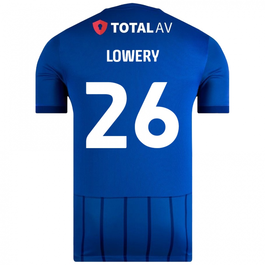 Niño Camiseta Tom Lowery #26 Azul 1ª Equipación 2024/25 La Camisa Perú