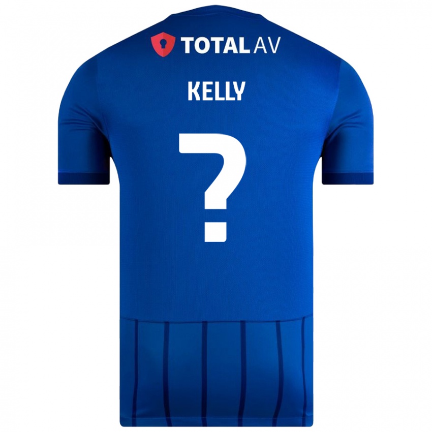 Niño Camiseta Liam Kelly #0 Azul 1ª Equipación 2024/25 La Camisa Perú