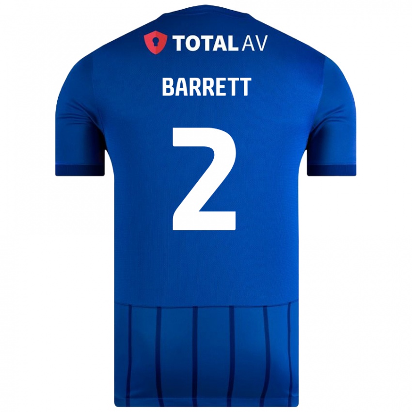 Niño Camiseta Nicole Barrett #2 Azul 1ª Equipación 2024/25 La Camisa Perú