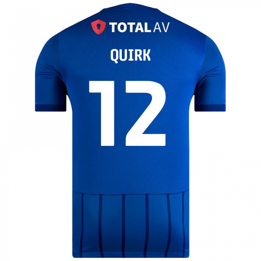 Niño Camiseta Sophie Quirk #12 Azul 1ª Equipación 2024/25 La Camisa Perú