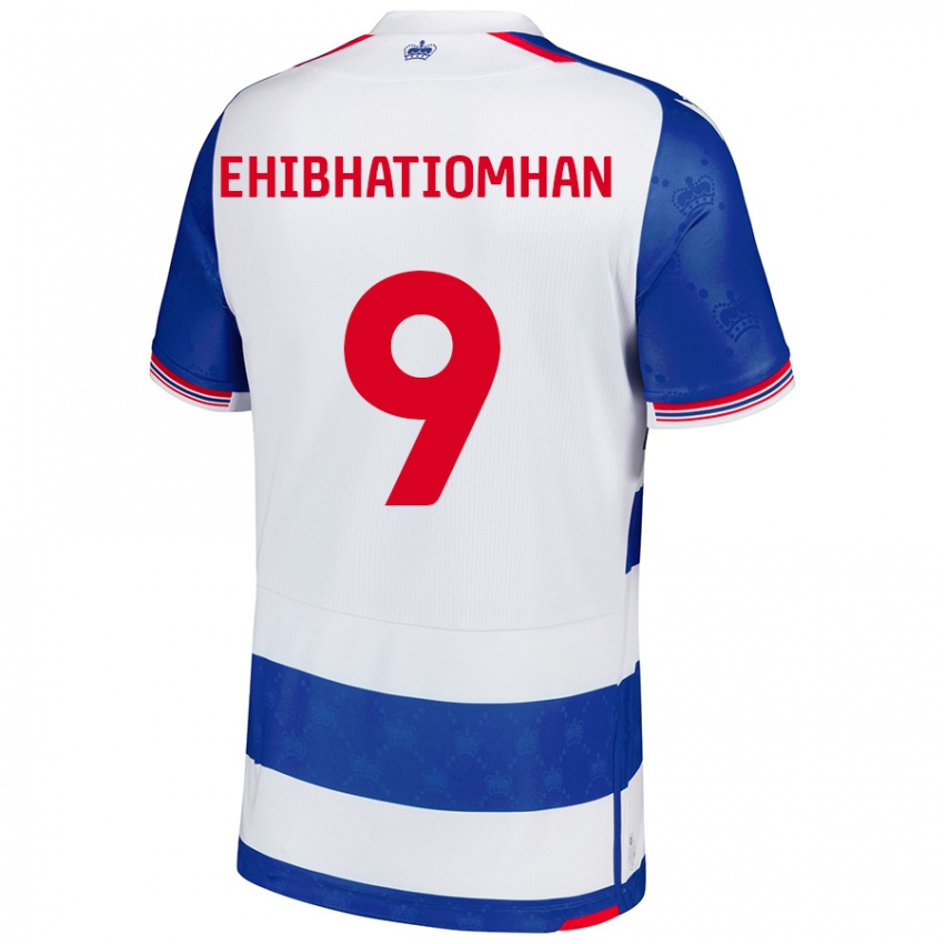 Niño Camiseta Kelvin Ehibhatiomhan #9 Azul Blanco 1ª Equipación 2024/25 La Camisa Perú