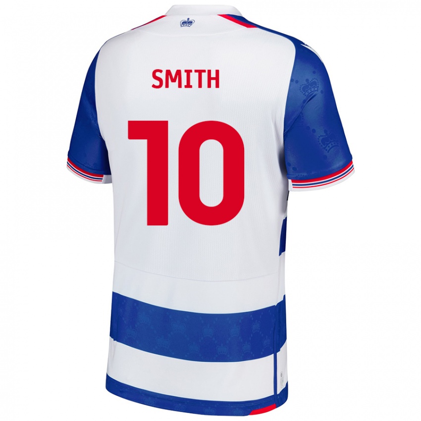 Niño Camiseta Sam Smith #10 Azul Blanco 1ª Equipación 2024/25 La Camisa Perú