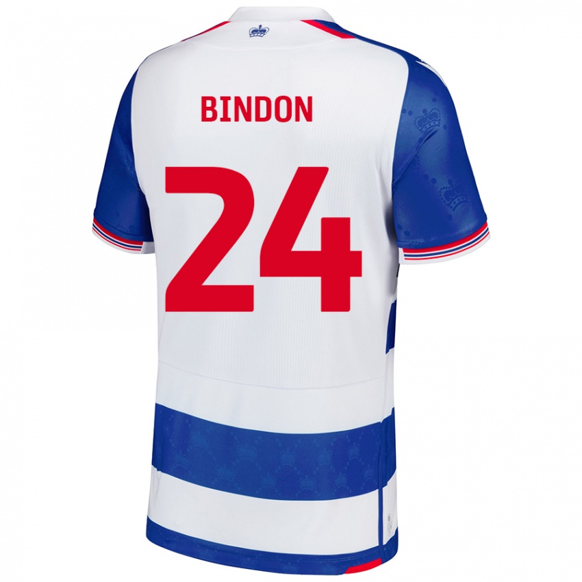 Niño Camiseta Tyler Bindon #24 Azul Blanco 1ª Equipación 2024/25 La Camisa Perú