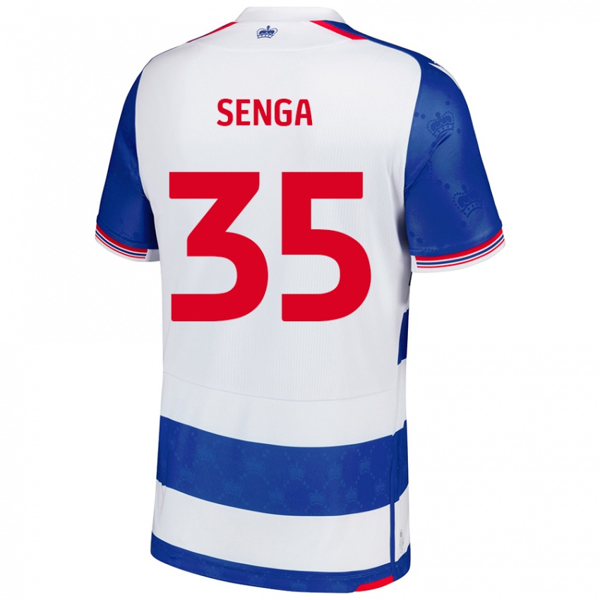 Niño Camiseta Jack Senga #35 Azul Blanco 1ª Equipación 2024/25 La Camisa Perú