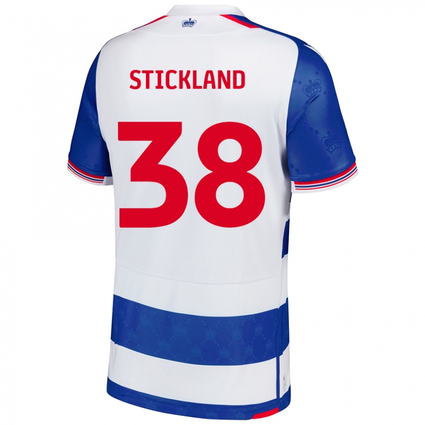 Niño Camiseta Michael Stickland #38 Azul Blanco 1ª Equipación 2024/25 La Camisa Perú