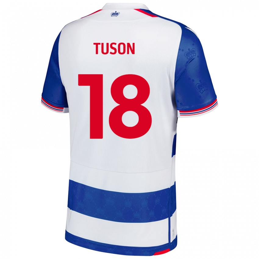 Niño Camiseta Freya Meadows-Tuson #18 Azul Blanco 1ª Equipación 2024/25 La Camisa Perú