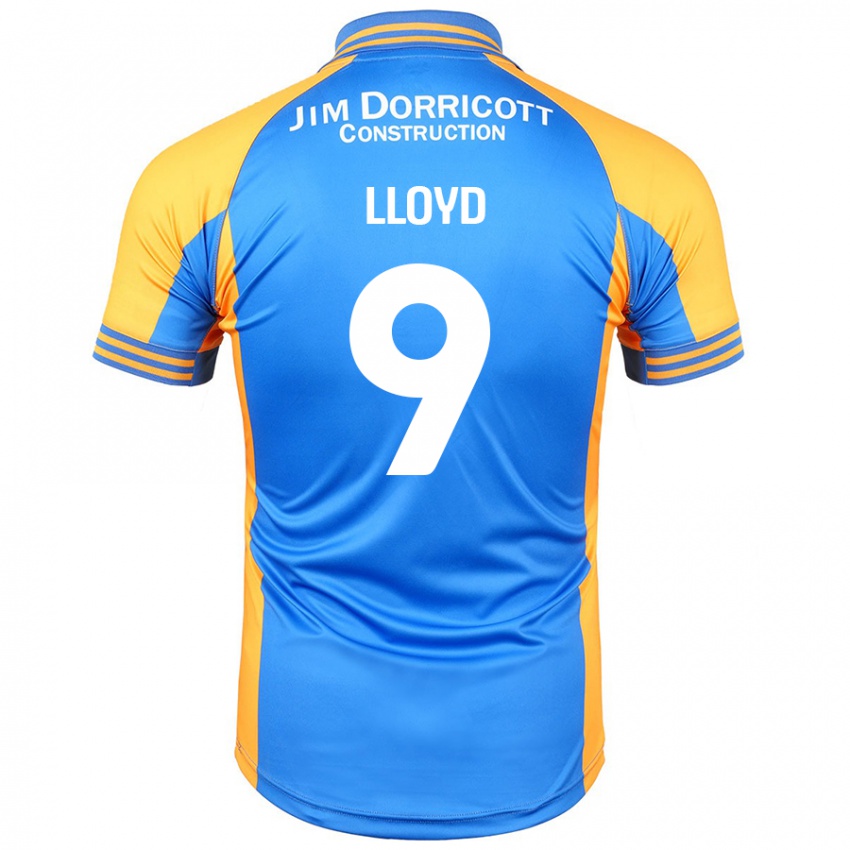 Niño Camiseta George Lloyd #9 Azul Ámbar 1ª Equipación 2024/25 La Camisa Perú