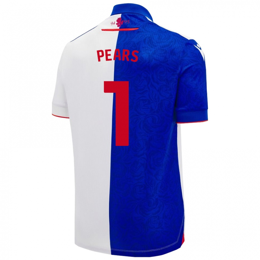 Niño Camiseta Aynsley Pears #1 Azul Cielo Blanco 1ª Equipación 2024/25 La Camisa Perú