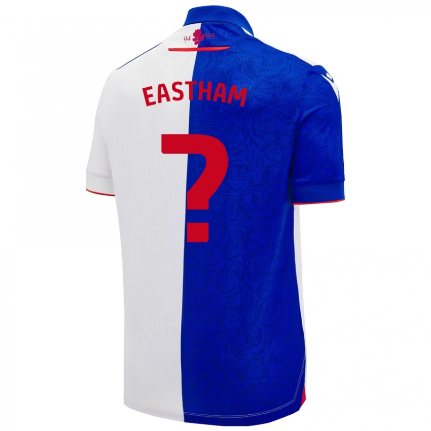 Niño Camiseta Jordan Eastham #0 Azul Cielo Blanco 1ª Equipación 2024/25 La Camisa Perú