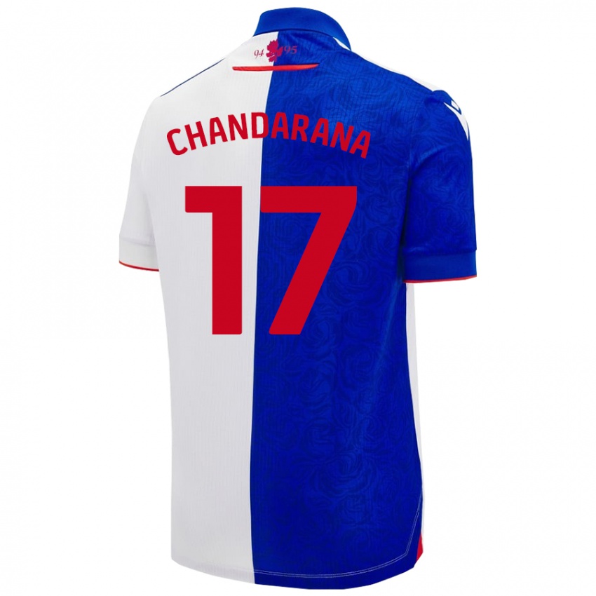 Niño Camiseta Millie Chandarana #17 Azul Cielo Blanco 1ª Equipación 2024/25 La Camisa Perú