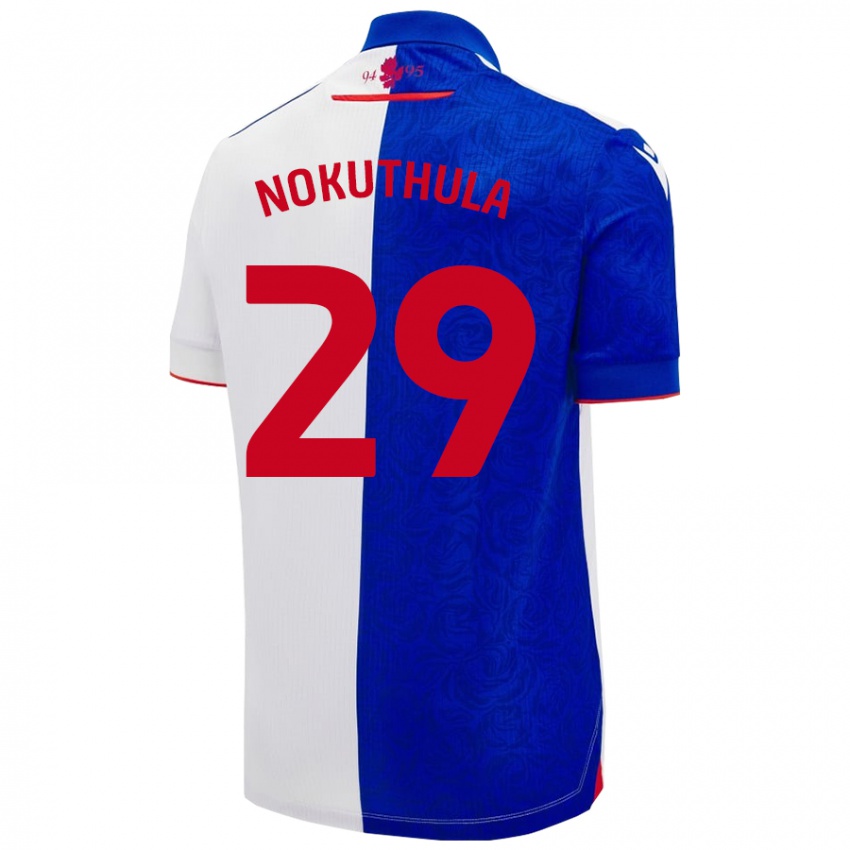 Niño Camiseta Faith Nokuthula #29 Azul Cielo Blanco 1ª Equipación 2024/25 La Camisa Perú