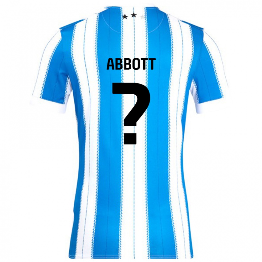 Niño Camiseta Zak Abbott #0 Azul Blanco 1ª Equipación 2024/25 La Camisa Perú