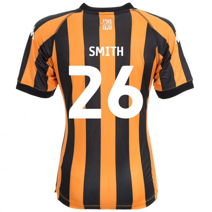 Niño Camiseta Andy Smith #26 Negro Ámbar 1ª Equipación 2024/25 La Camisa Perú