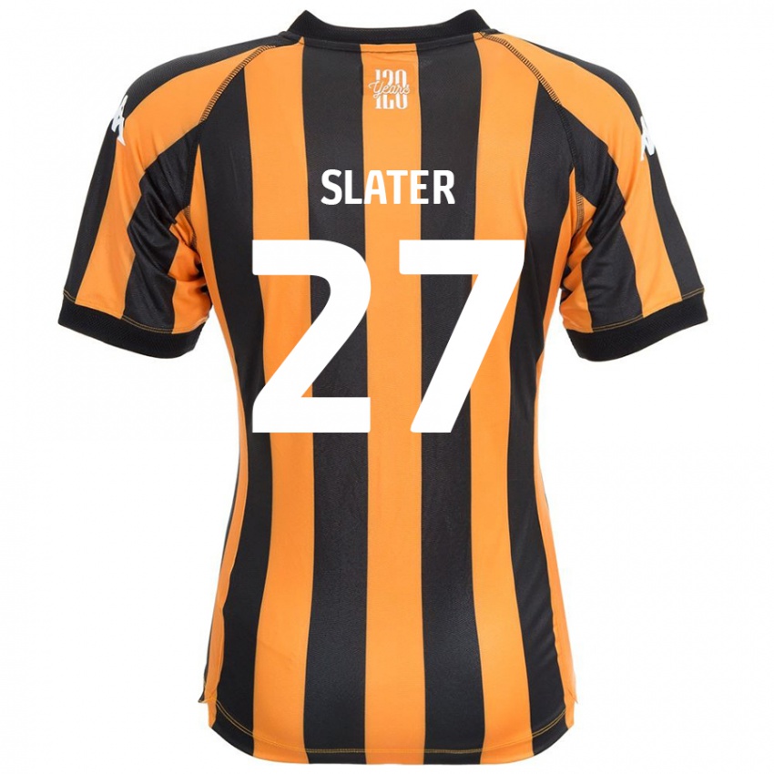 Niño Camiseta Regan Slater #27 Negro Ámbar 1ª Equipación 2024/25 La Camisa Perú