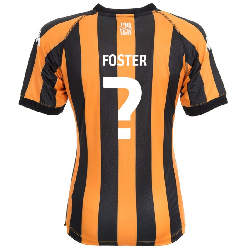 Niño Camiseta Owen Foster #0 Negro Ámbar 1ª Equipación 2024/25 La Camisa Perú