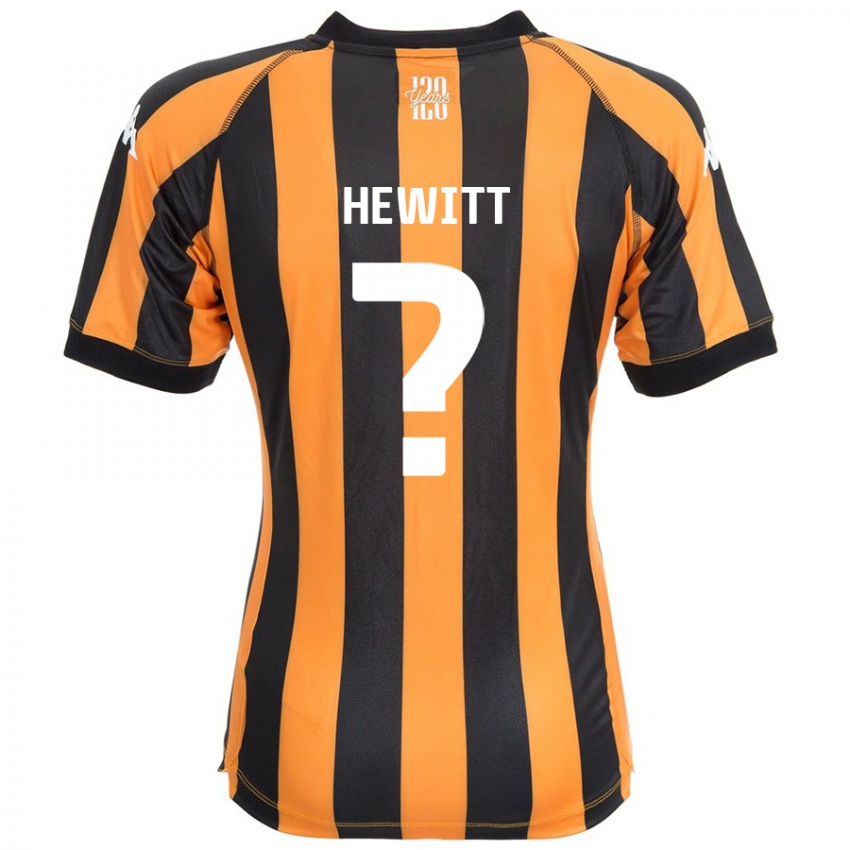 Niño Camiseta Stan Hewitt #0 Negro Ámbar 1ª Equipación 2024/25 La Camisa Perú