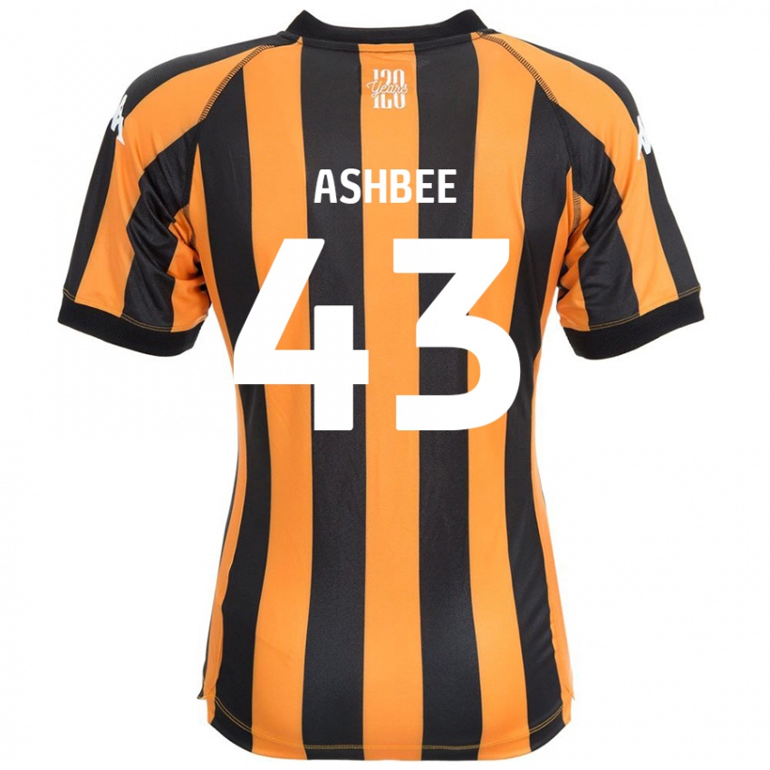 Niño Camiseta Stanley Ashbee #43 Negro Ámbar 1ª Equipación 2024/25 La Camisa Perú