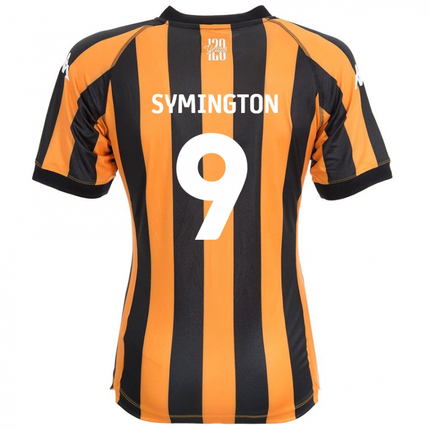 Niño Camiseta Jo Symington #9 Negro Ámbar 1ª Equipación 2024/25 La Camisa Perú