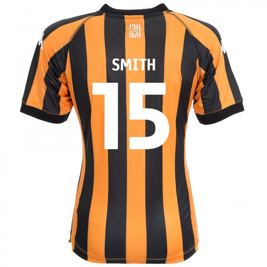 Niño Camiseta Suey Smith #15 Negro Ámbar 1ª Equipación 2024/25 La Camisa Perú