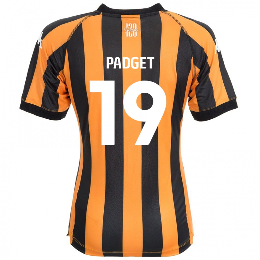 Niño Camiseta Bethany Padget #19 Negro Ámbar 1ª Equipación 2024/25 La Camisa Perú