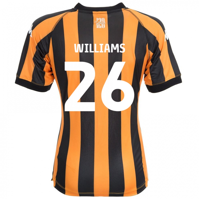 Niño Camiseta Annabel Williams #26 Negro Ámbar 1ª Equipación 2024/25 La Camisa Perú