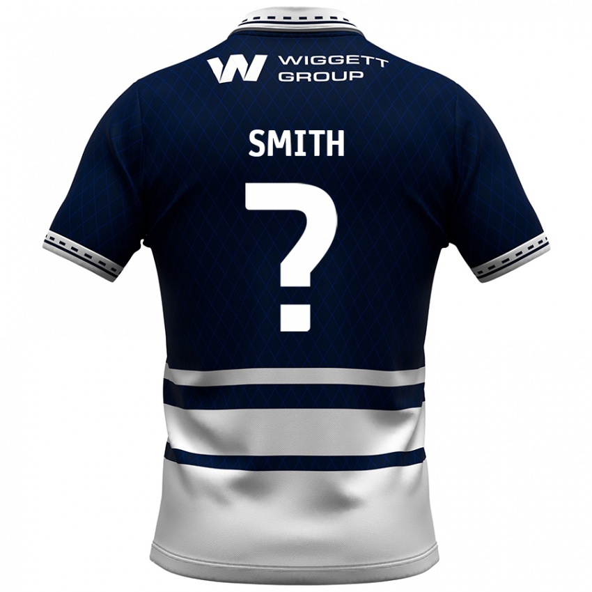 Niño Camiseta Kyle Smith #0 Azul Marino Blanco 1ª Equipación 2024/25 La Camisa Perú