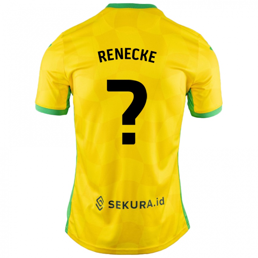 Niño Camiseta Waylon Renecke #0 Amarillo Verde 1ª Equipación 2024/25 La Camisa Perú