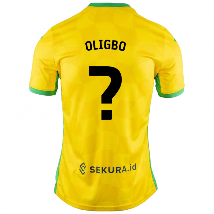 Niño Camiseta Finlay Oligbo #0 Amarillo Verde 1ª Equipación 2024/25 La Camisa Perú