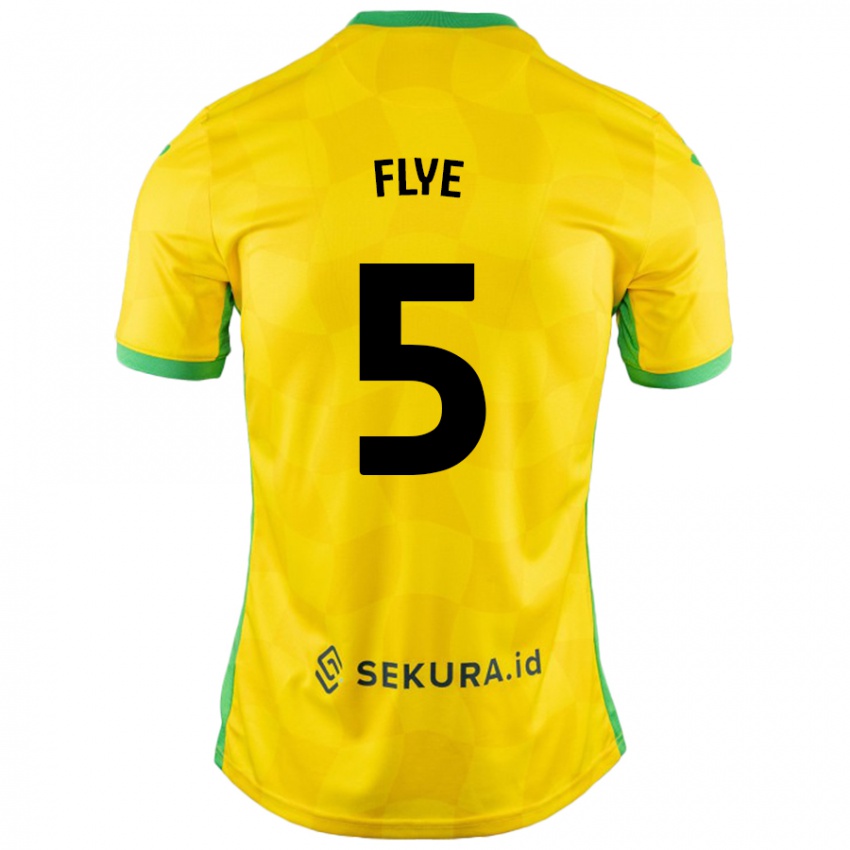 Niño Camiseta Ceri Flye #5 Amarillo Verde 1ª Equipación 2024/25 La Camisa Perú