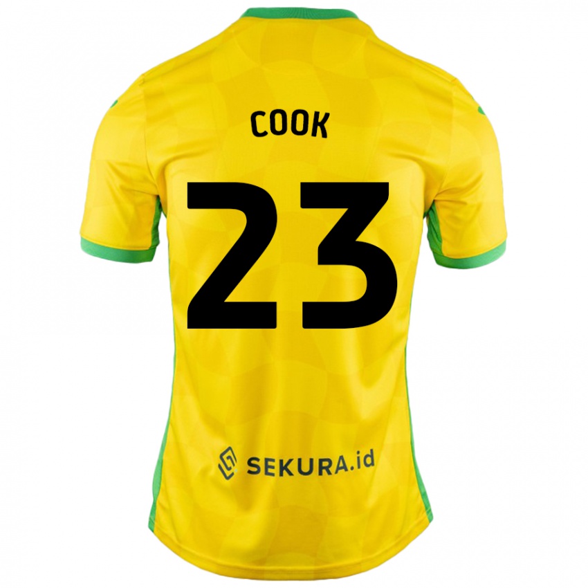 Niño Camiseta Olivia Cook #23 Amarillo Verde 1ª Equipación 2024/25 La Camisa Perú