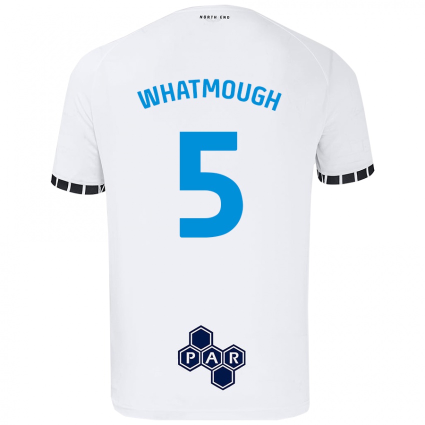 Niño Camiseta Jack Whatmough #5 Blanco 1ª Equipación 2024/25 La Camisa Perú