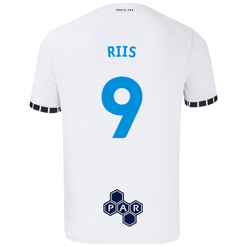 Niño Camiseta Emil Riis #9 Blanco 1ª Equipación 2024/25 La Camisa Perú