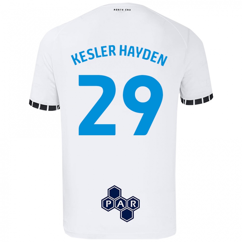 Niño Camiseta Kaine Kesler-Hayden #29 Blanco 1ª Equipación 2024/25 La Camisa Perú