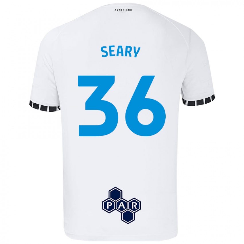 Niño Camiseta Josh Seary #36 Blanco 1ª Equipación 2024/25 La Camisa Perú