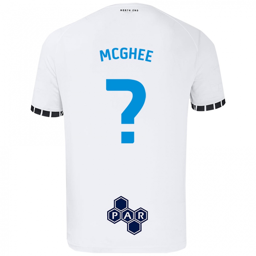 Niño Camiseta Cole Mcghee #0 Blanco 1ª Equipación 2024/25 La Camisa Perú