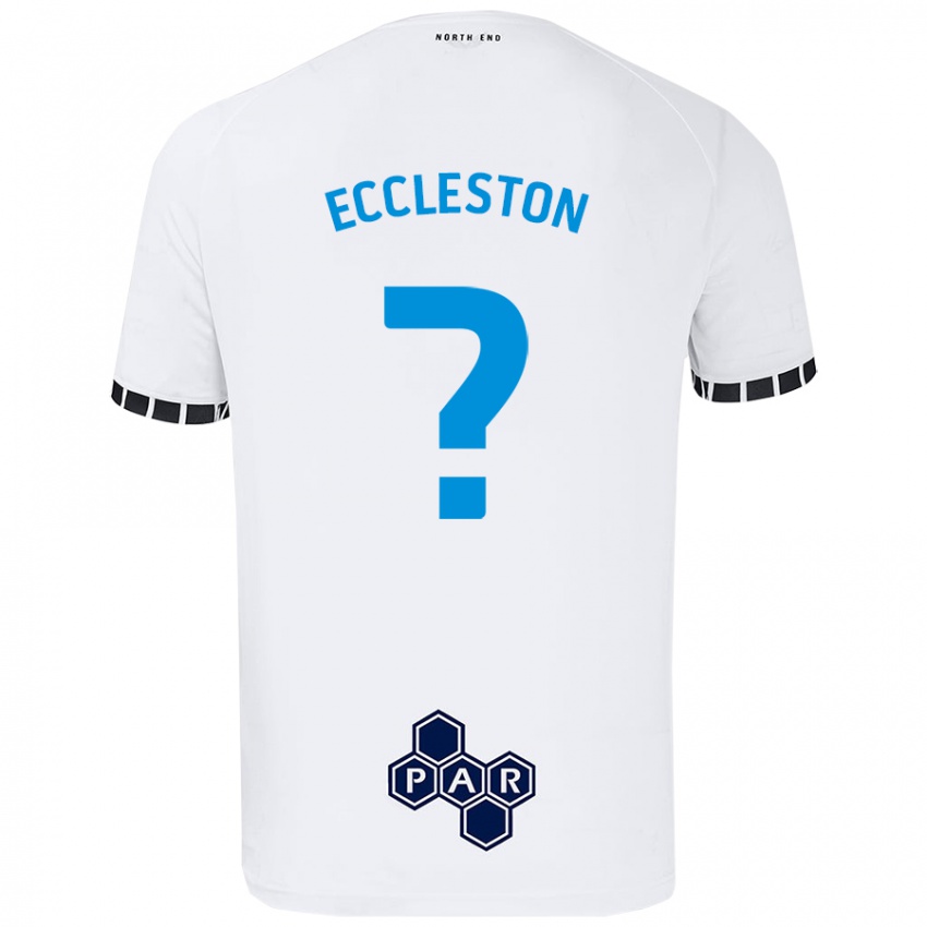 Niño Camiseta Ethan Eccleston #0 Blanco 1ª Equipación 2024/25 La Camisa Perú