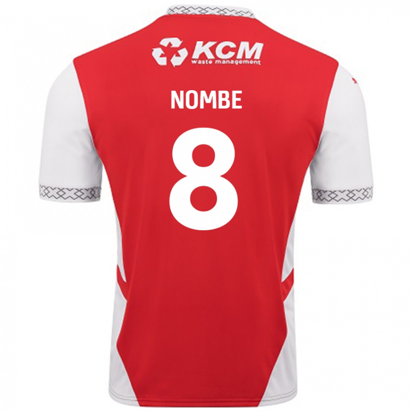 Niño Camiseta Sam Nombe #8 Rojo Blanco 1ª Equipación 2024/25 La Camisa Perú