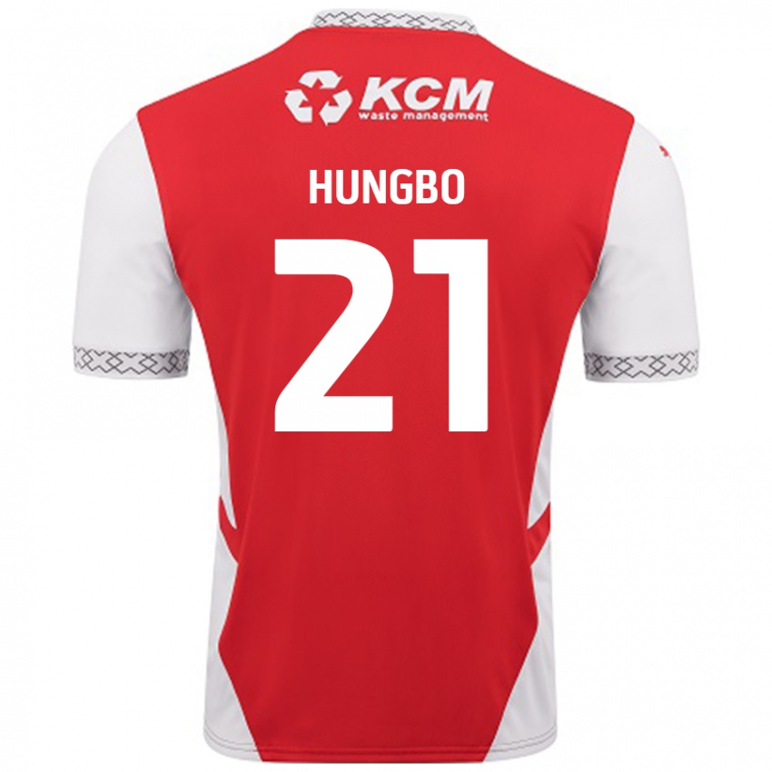 Niño Camiseta Joseph Hungbo #21 Rojo Blanco 1ª Equipación 2024/25 La Camisa Perú