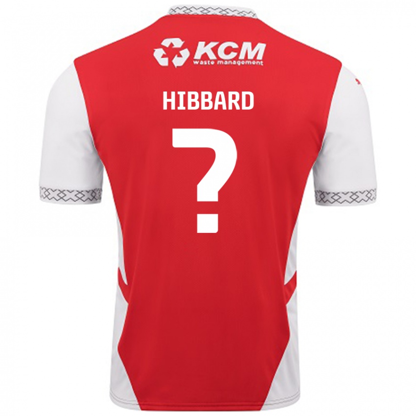 Niño Camiseta Zac Hibbard #0 Rojo Blanco 1ª Equipación 2024/25 La Camisa Perú