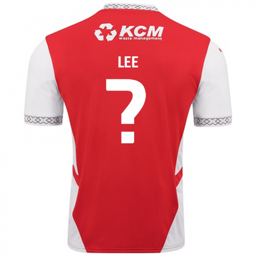 Niño Camiseta Cohen Lee #0 Rojo Blanco 1ª Equipación 2024/25 La Camisa Perú