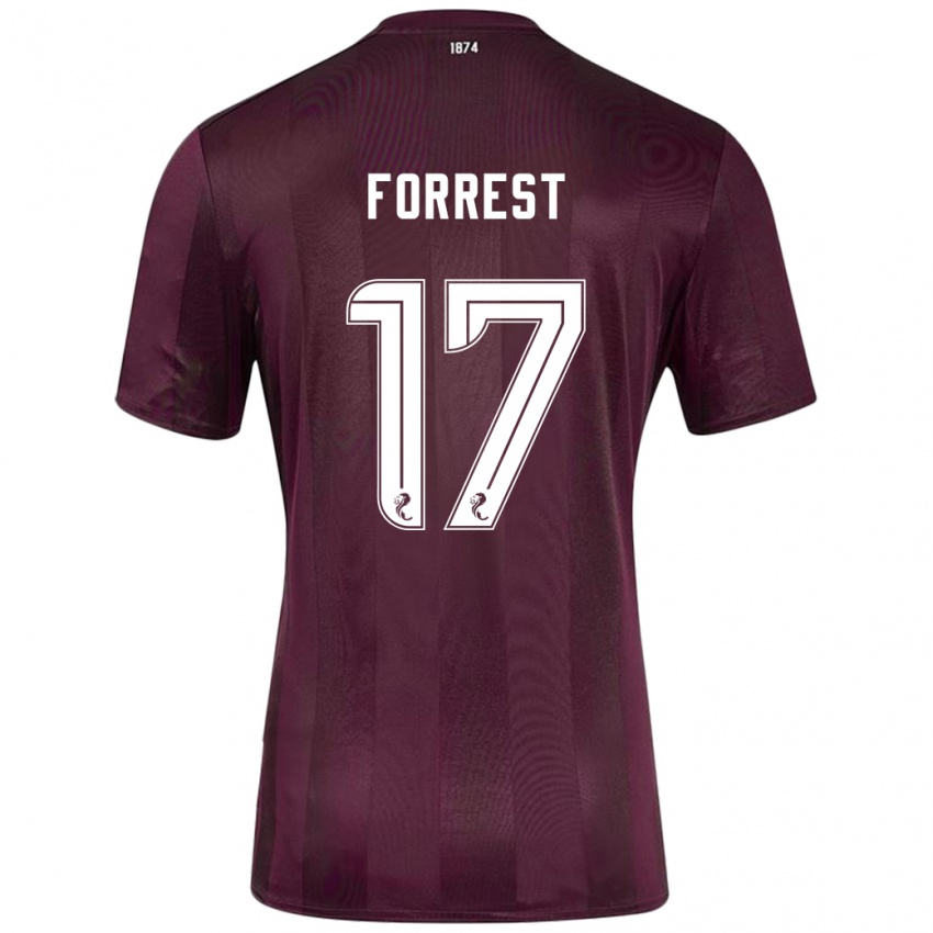 Niño Camiseta Alan Forrest #17 Borgoña 1ª Equipación 2024/25 La Camisa Perú