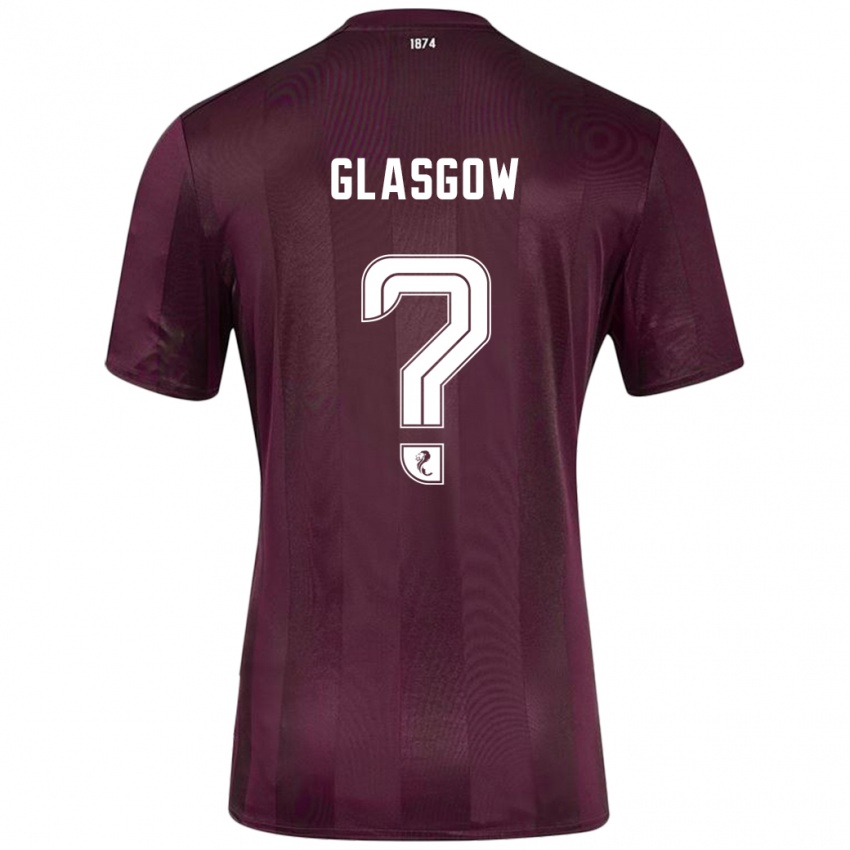 Niño Camiseta Euan Glasgow #0 Borgoña 1ª Equipación 2024/25 La Camisa Perú