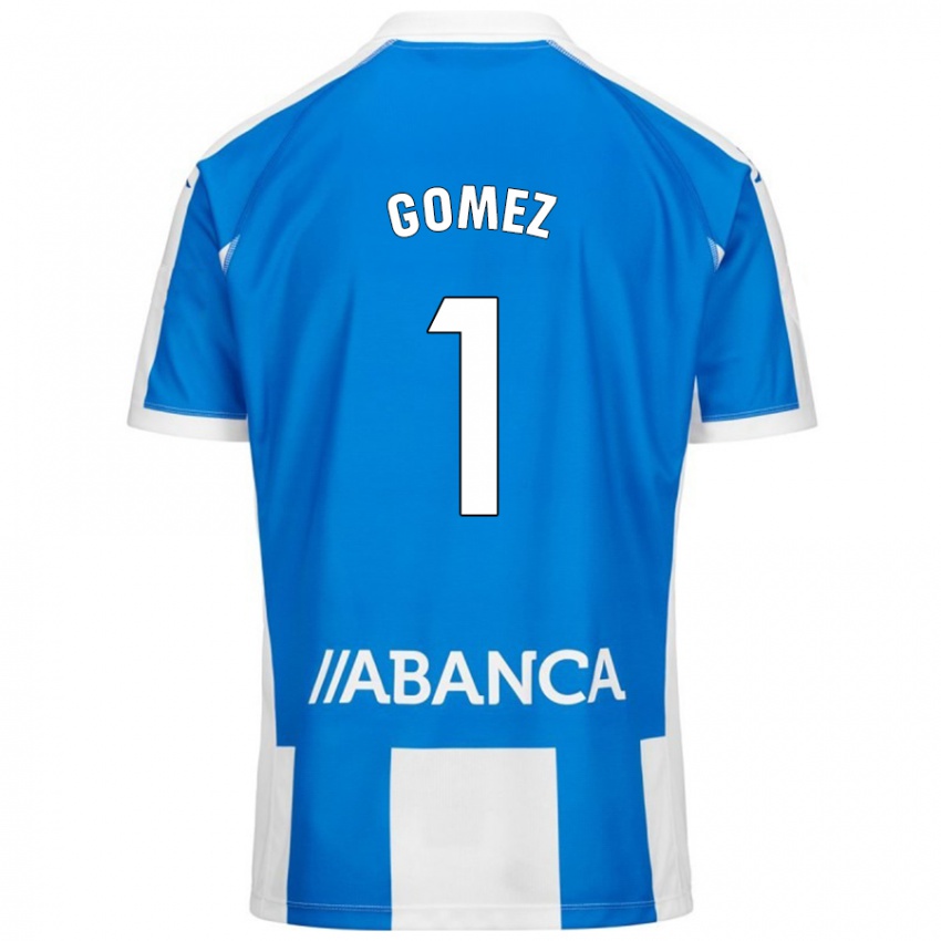 Niño Camiseta Yohana Gómez #1 Azul Blanco 1ª Equipación 2024/25 La Camisa Perú