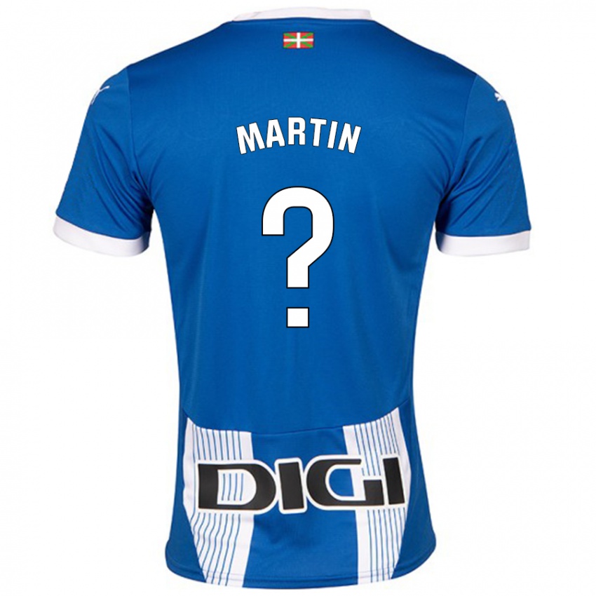 Niño Camiseta Carlos Martin #0 Azul 1ª Equipación 2024/25 La Camisa Perú