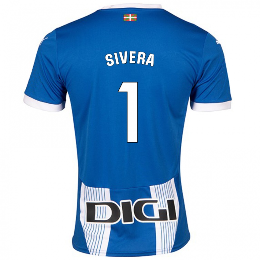 Niño Camiseta Antonio Sivera #1 Azul 1ª Equipación 2024/25 La Camisa Perú